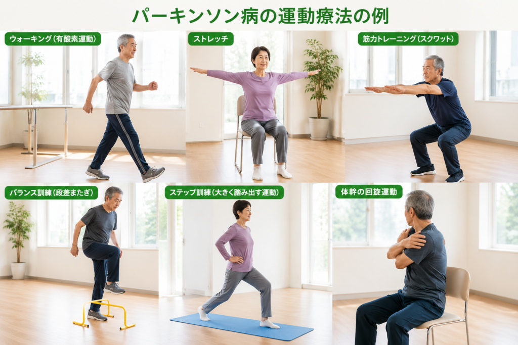 パーキンソン病の運動療法の例-AXIS